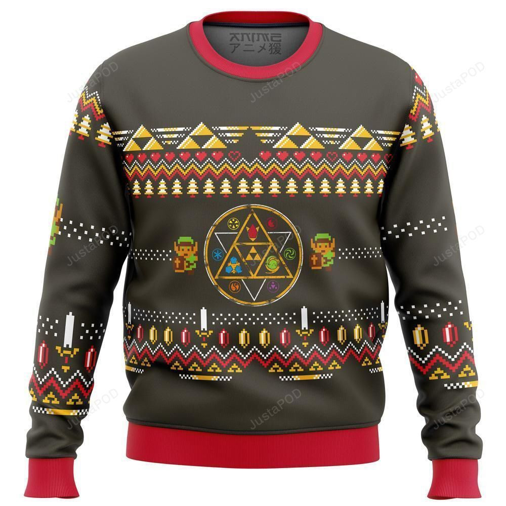 Zelda Rubies Ugly Christmas Sweater Adult 3D Funny Matching for family