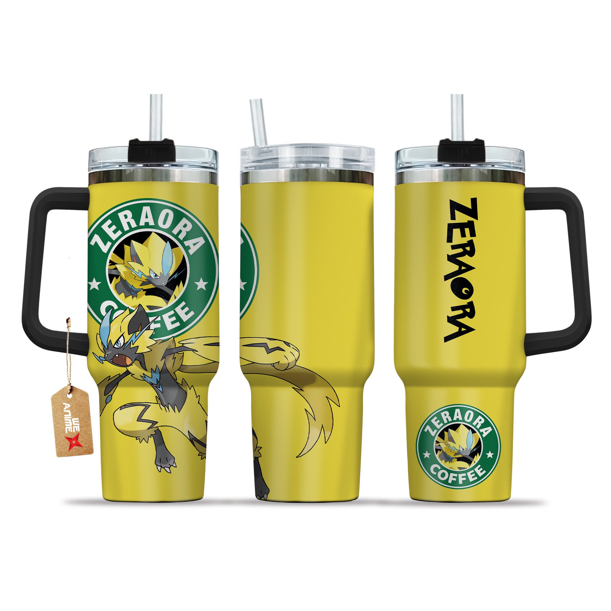 Zeraora Coffee Pokemon Anime Custom Stanley Cup 40 oz 30 oz Tumbler With HandleTVC2301213