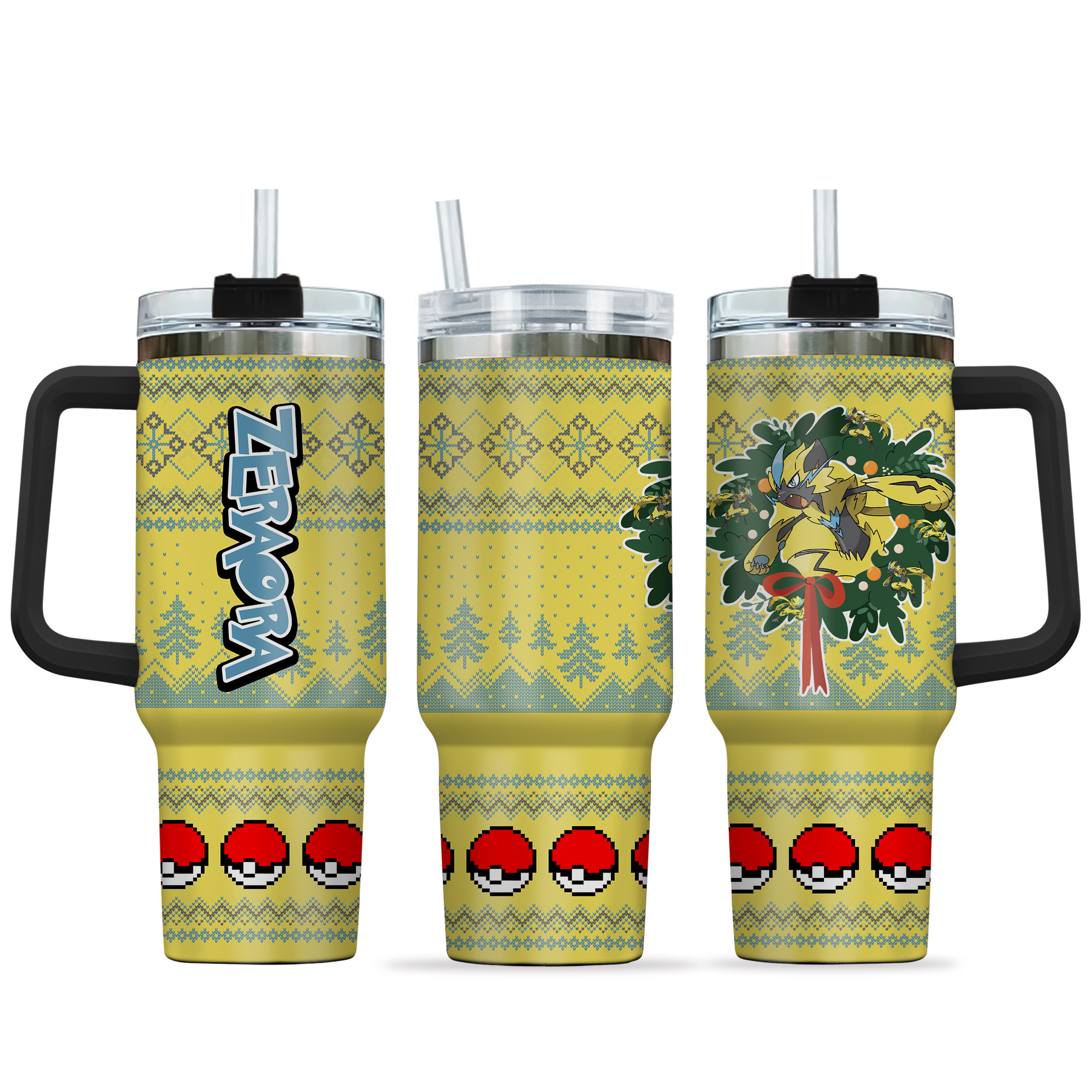 Zeraora Pokemon Anime Custom Stanley Cup 40 oz 30 oz Tumbler With HandleTVC2301155