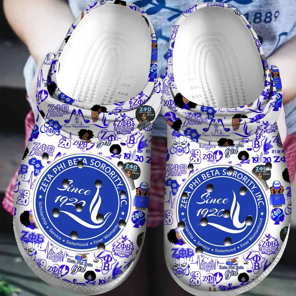 Zeta Phi Beta Classic Clogs Shoes