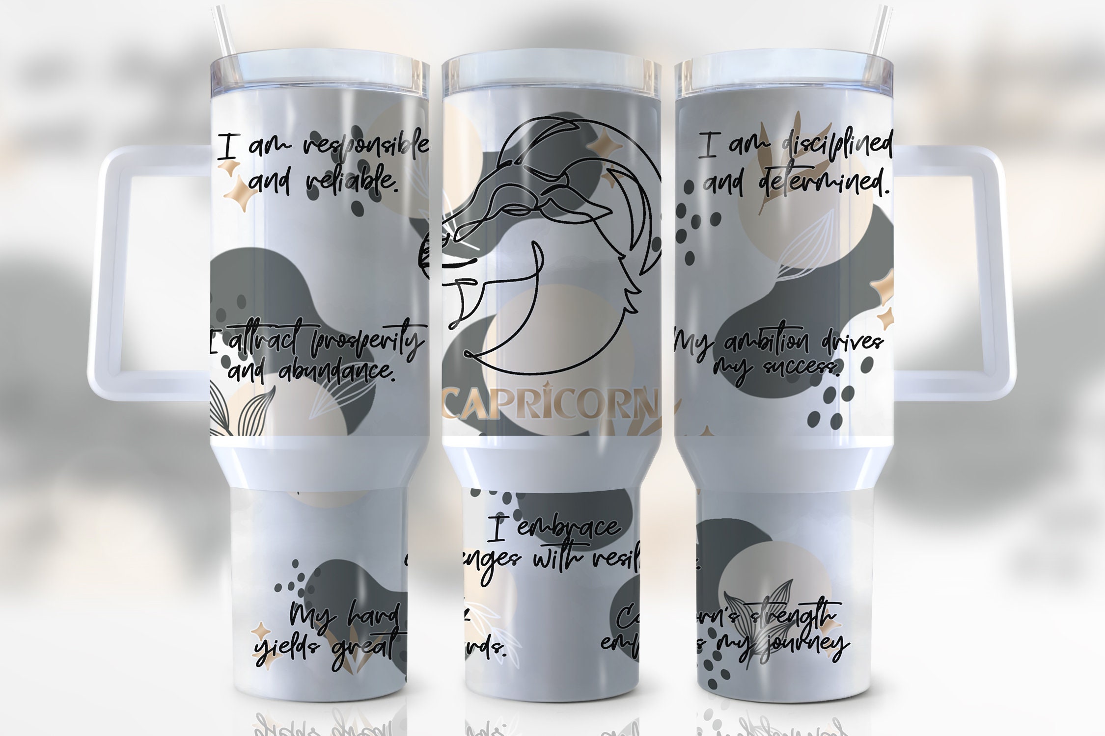 Zodiac Sign Capricorn Custom Stanley Cup 40 oz 30 oz Tumbler With HandleTVC2301944