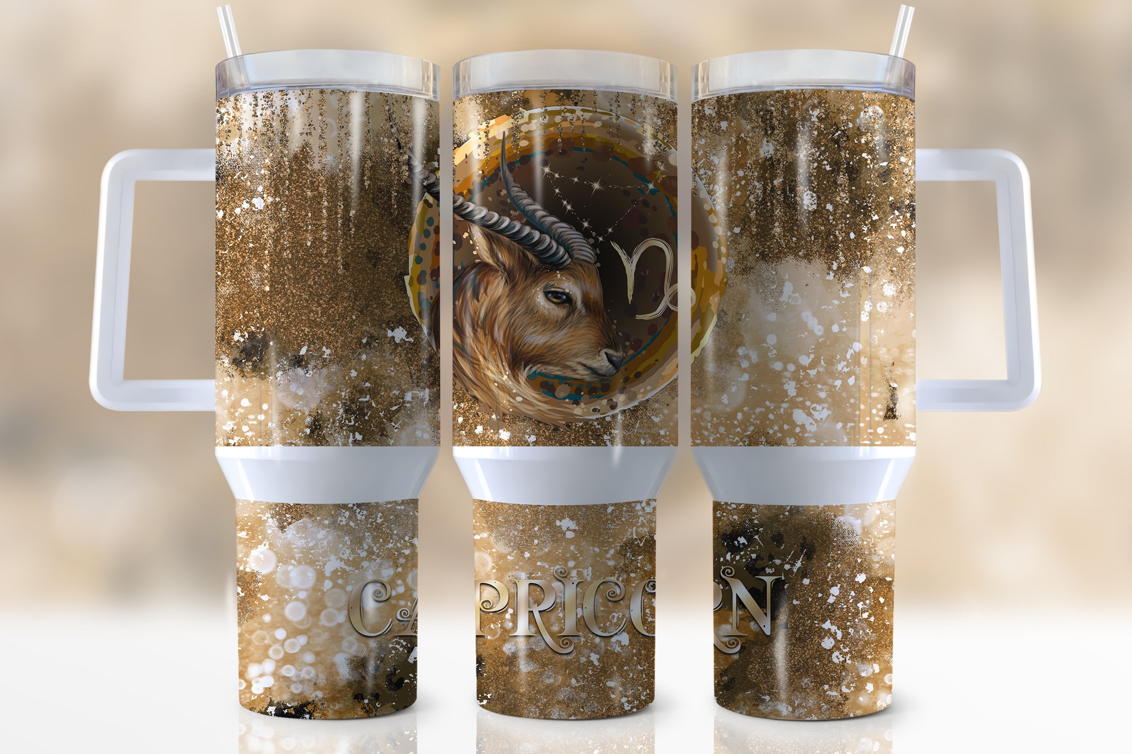 Zodiac Sign Capricorn Custom Stanley Cup 40 oz 30 oz Tumbler With HandleTVC2301947