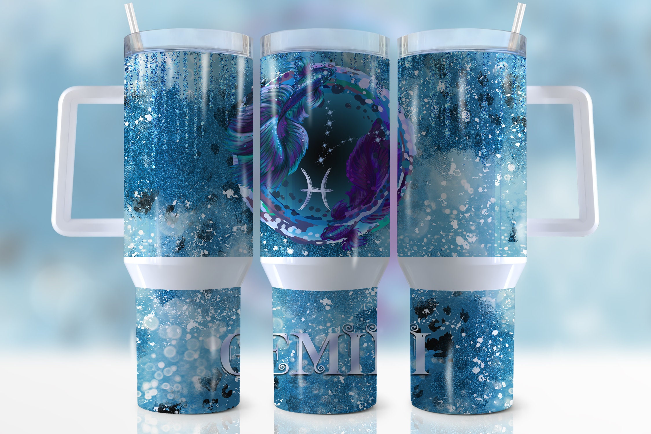 Zodiac Sign Gemini Custom Stanley Cup 40 oz 30 oz Tumbler With HandleTVC2301954