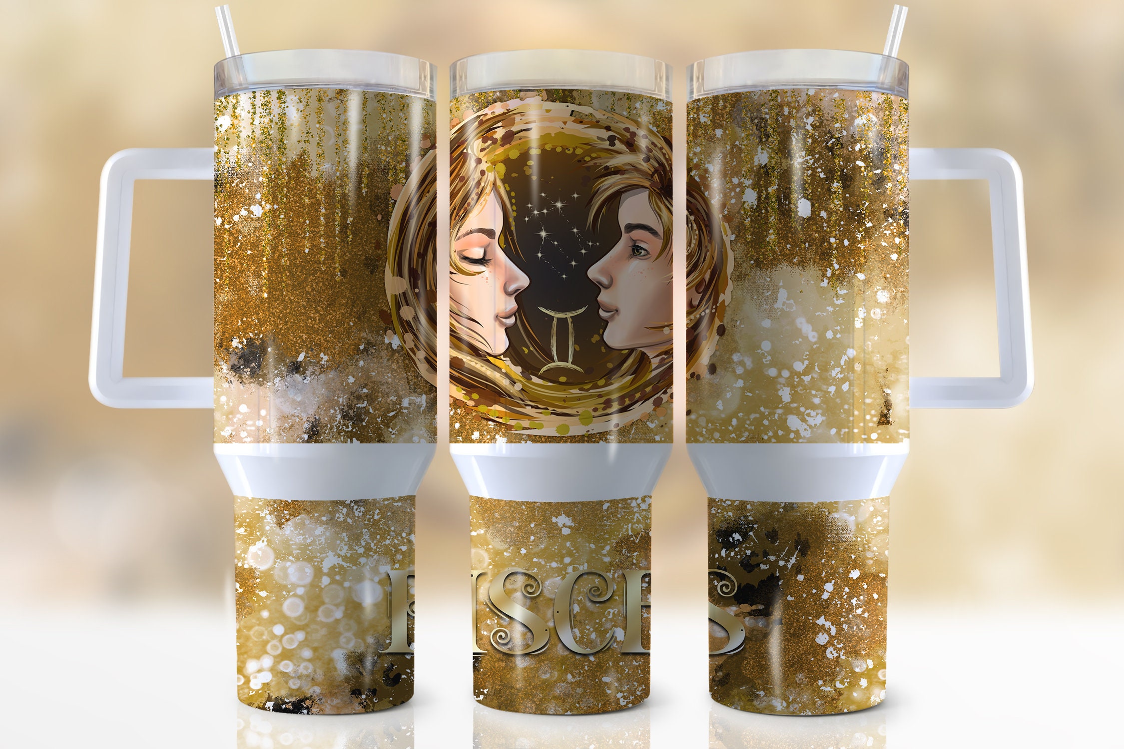 Zodiac Sign Pisces Custom Stanley Cup 40 oz 30 oz Tumbler With HandleTVC2301943