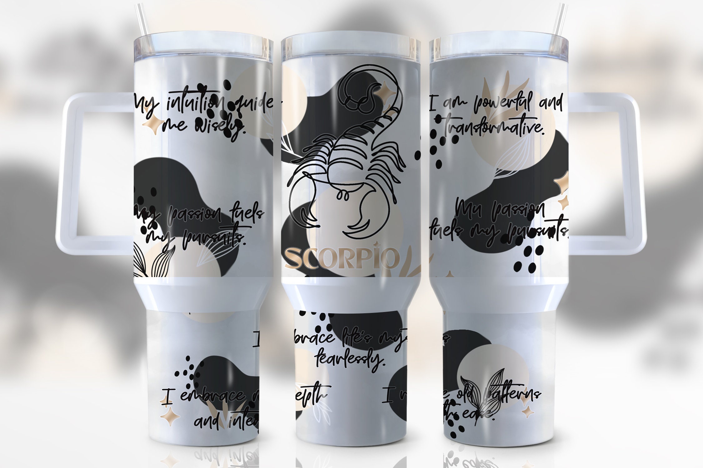 Zodiac Sign Scorpio Custom Stanley Cup 40 oz 30 oz Tumbler With HandleTVC2301944