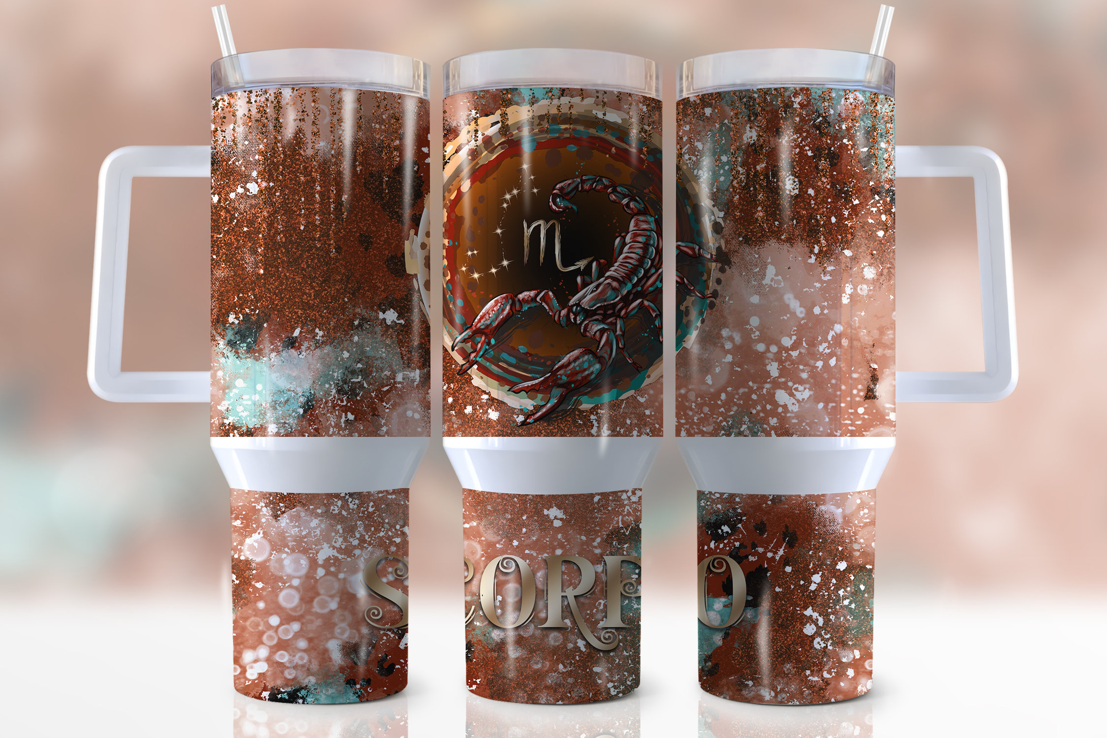 Zodiac Sign Scorpio Custom Stanley Cup 40 oz 30 oz Tumbler With HandleTVC2301947