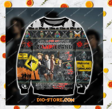 Zombieland Comedy Film Ugly Christmas Sweater Adult 3D Funny Matching for family