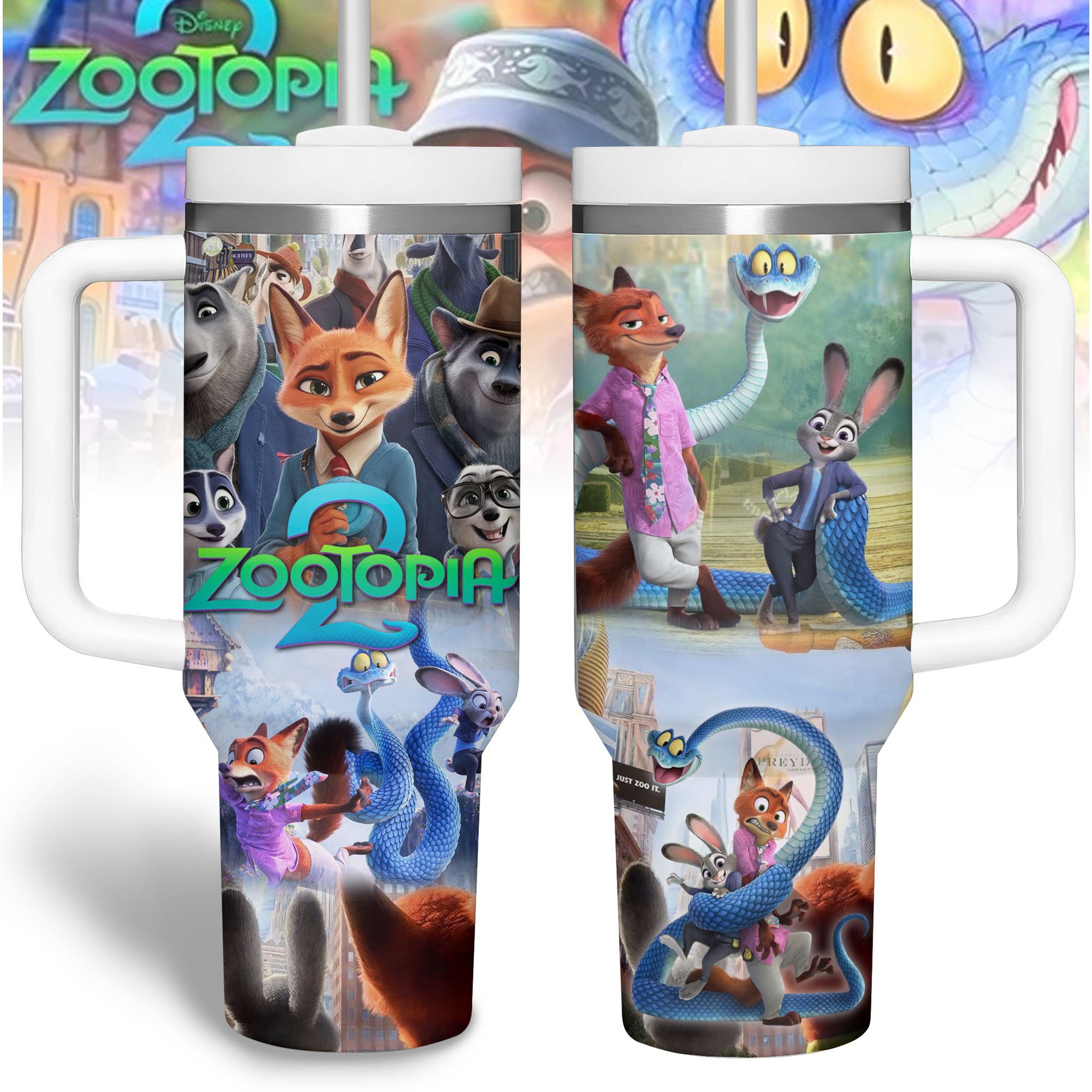 Zootopia Cartoon Custom Stanley Cup 40 oz 30 oz Tumbler With HandleTVC2301179