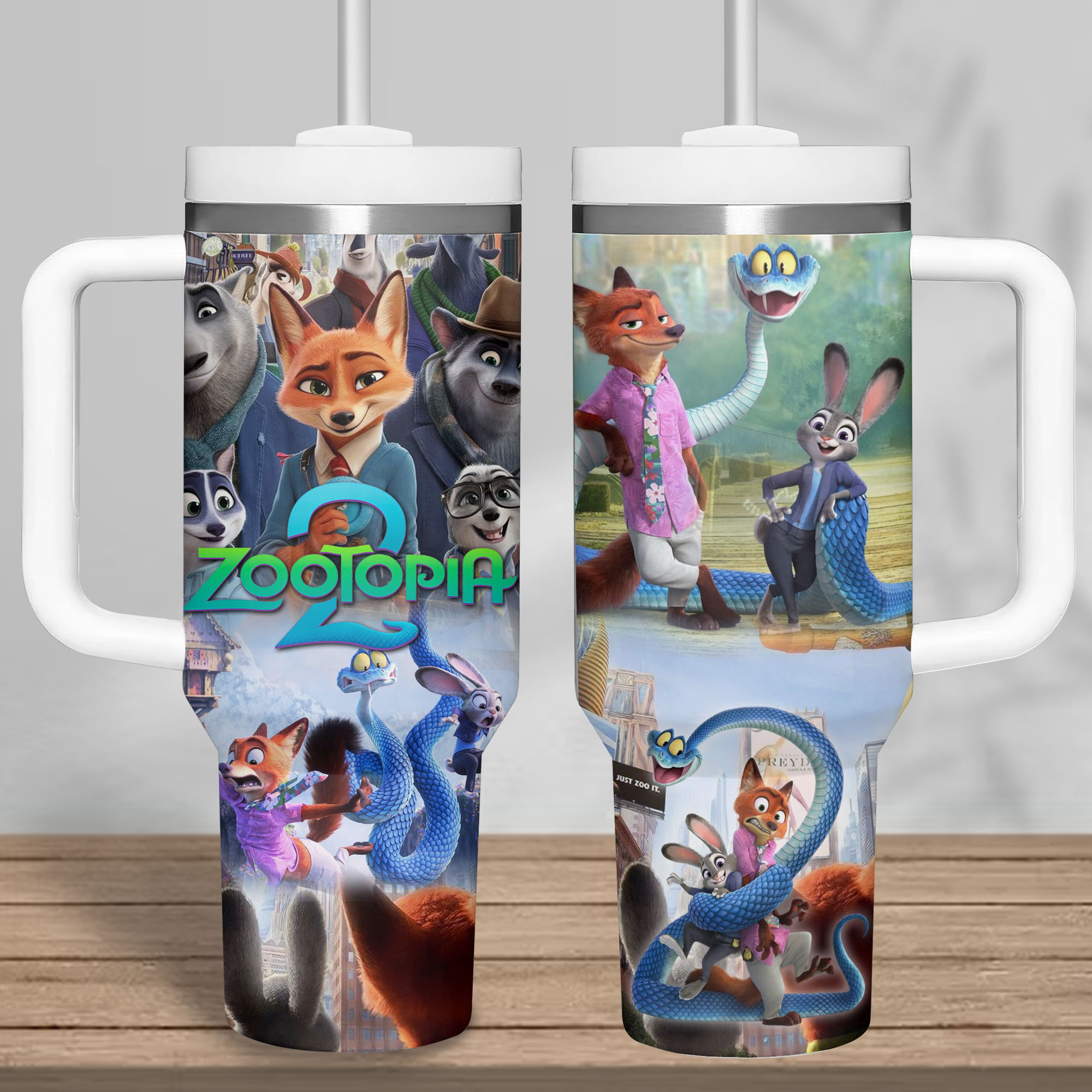 Zootopia Cartoon Custom Stanley Cup 40 oz 30 oz Tumbler With HandleTVC2301179 - Image 4