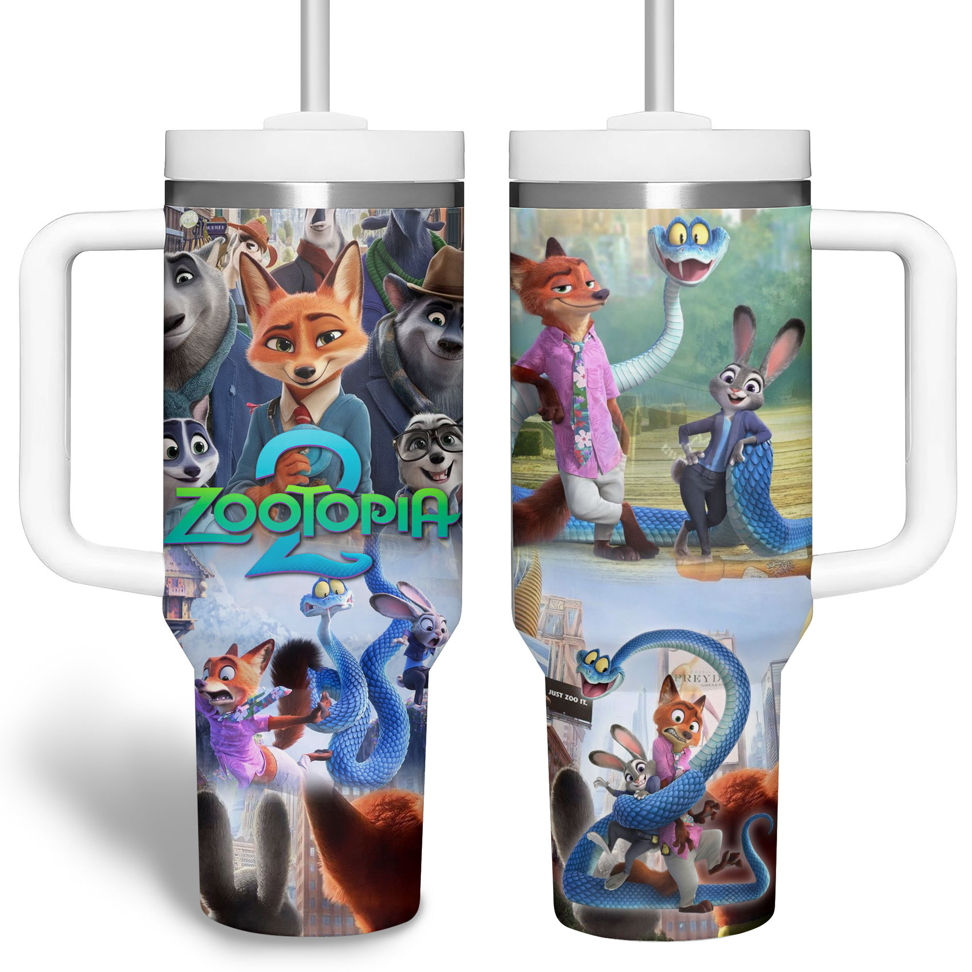 Zootopia Cartoon Custom Stanley Cup 40 oz 30 oz Tumbler With HandleTVC2301179 - Image 3