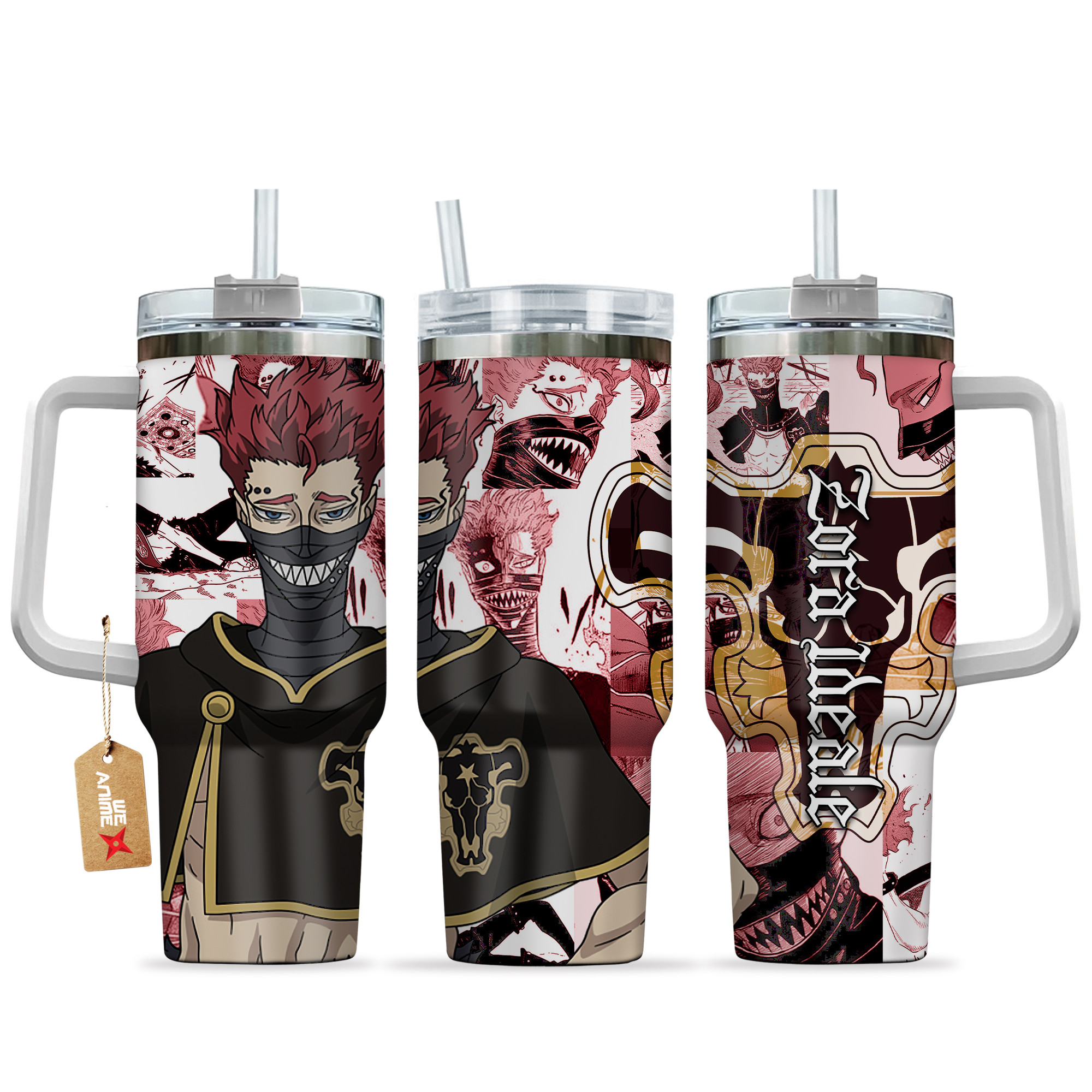 Zora Ideale Black Clover Anime Custom Stanley Cup 40 oz 30 oz Tumbler With HandleTVC2301154