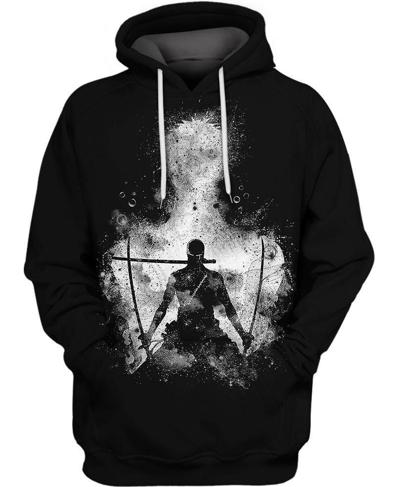 Zoro Logo 3D All Over Print Hoodie, Zip Hoodie