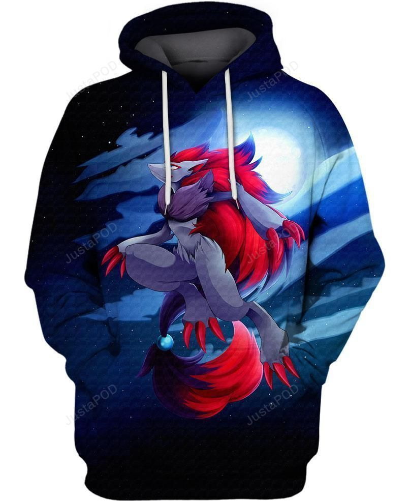 Zoroark 3D All Over Print Hoodie, Zip Hoodie