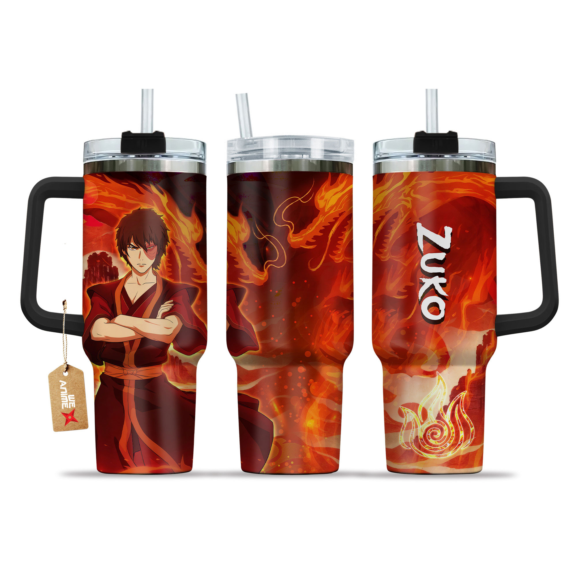 Zuko Avatar Anime Custom Stanley Cup 40 oz 30 oz Tumbler With HandleTVC2301154
