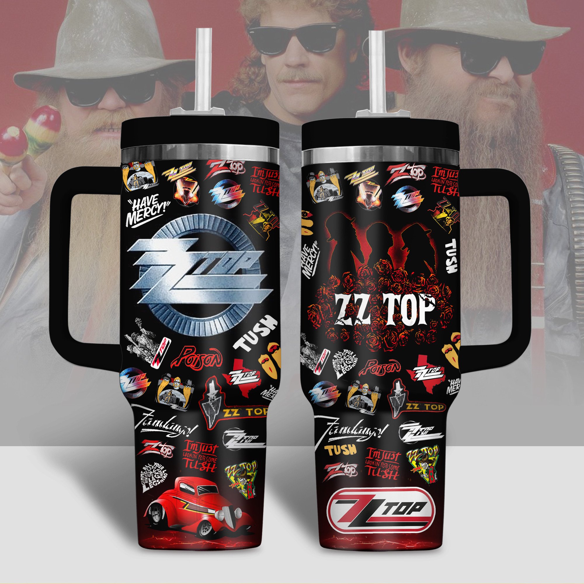 ZZ Top Music Custom Stanley Cup 40 oz 30 oz Tumbler With HandleTVC2301512
